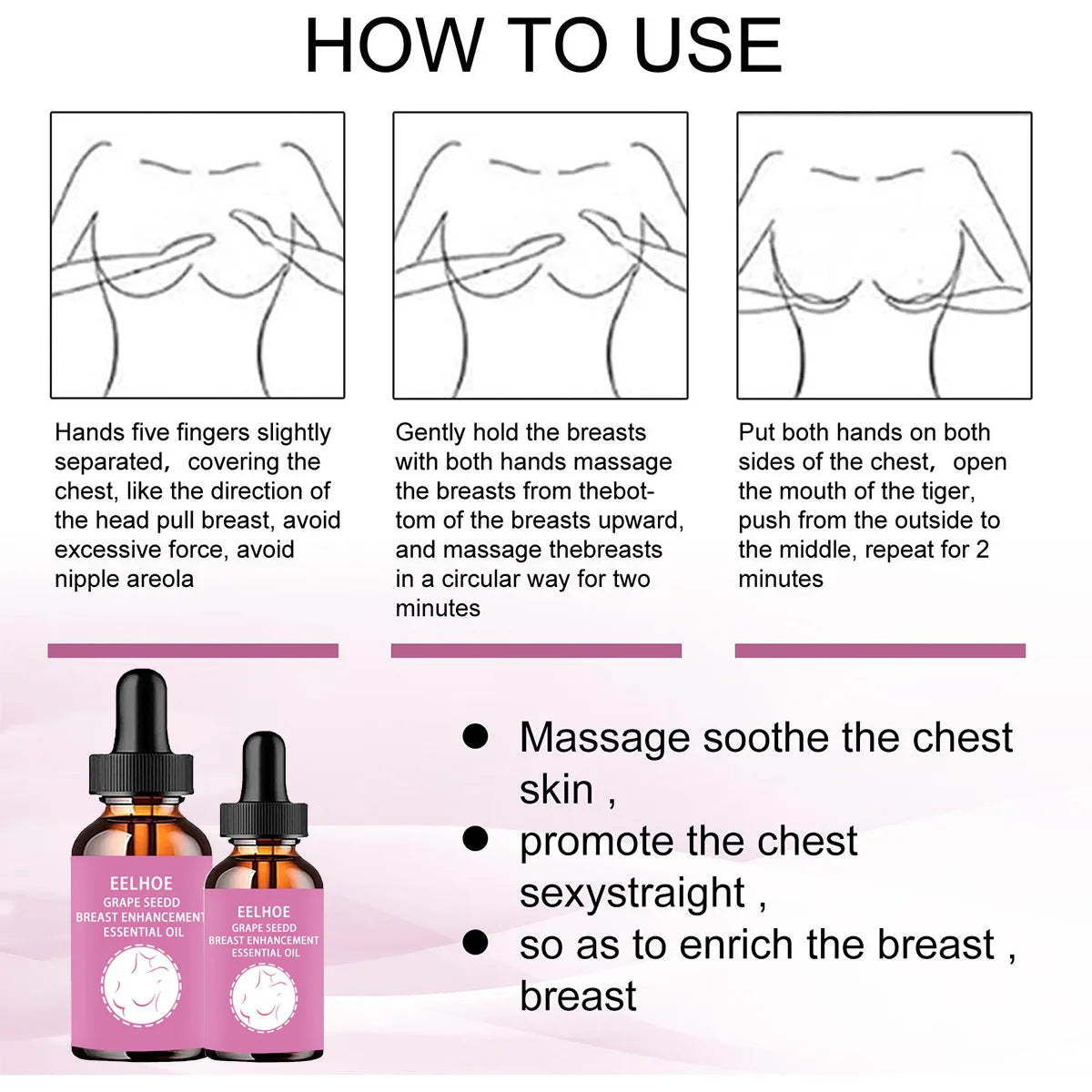 Grape seed breast enhancement essential oil Oasis Select