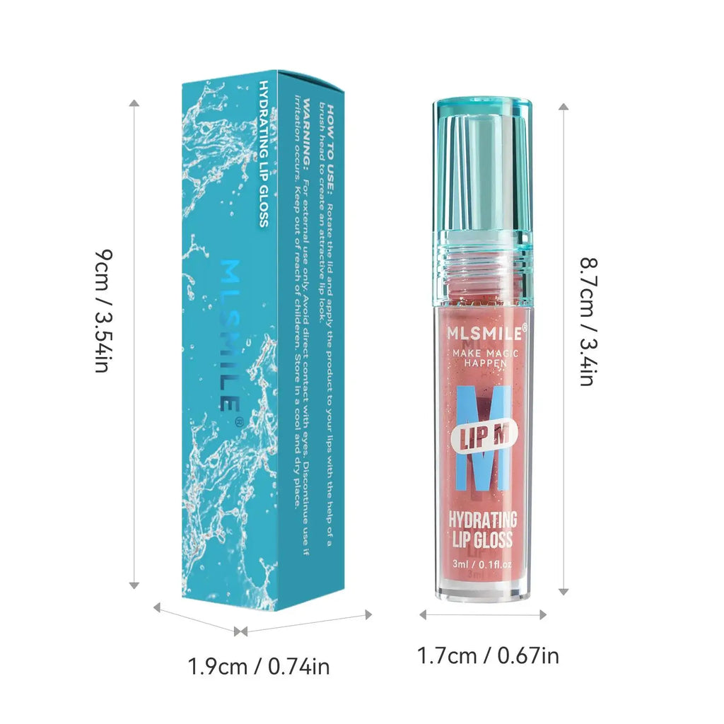 MLSMILE Pearl Nude Lip Gloss – Waterproof & Long-Lasting