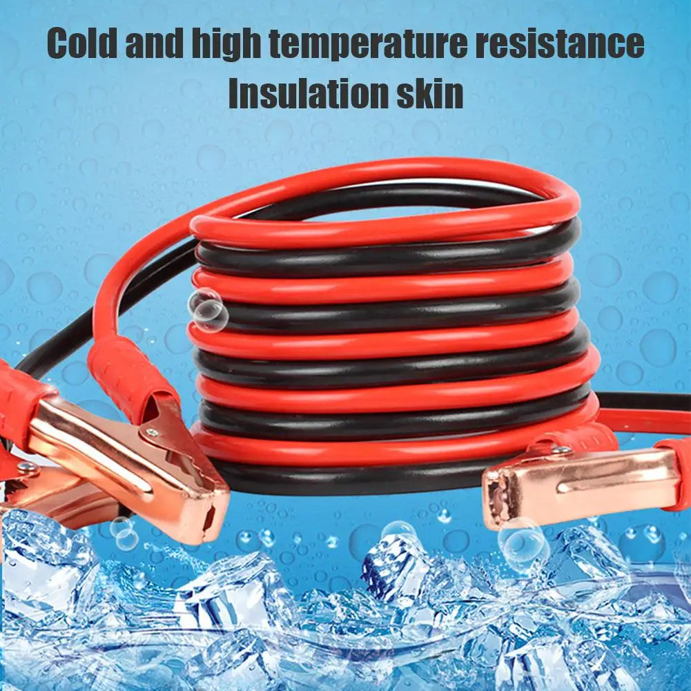 500A Car Battery Jump Start Cables – Heavy-Duty Booster Clamps Jump Start Cables Oasis Select