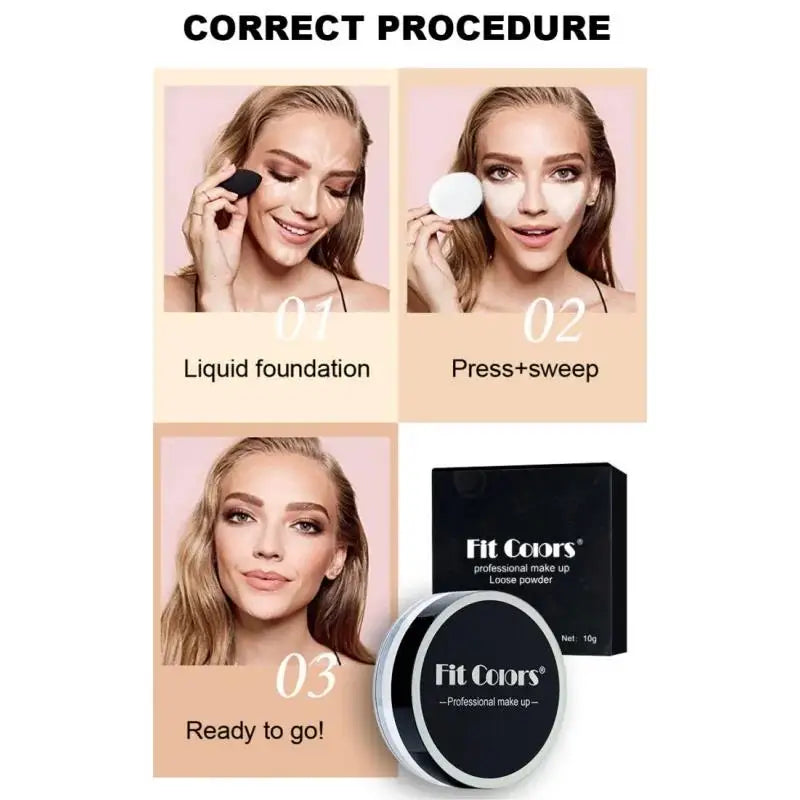 Fit Colors Loose Setting Powder – Oil Control & Matte Finish