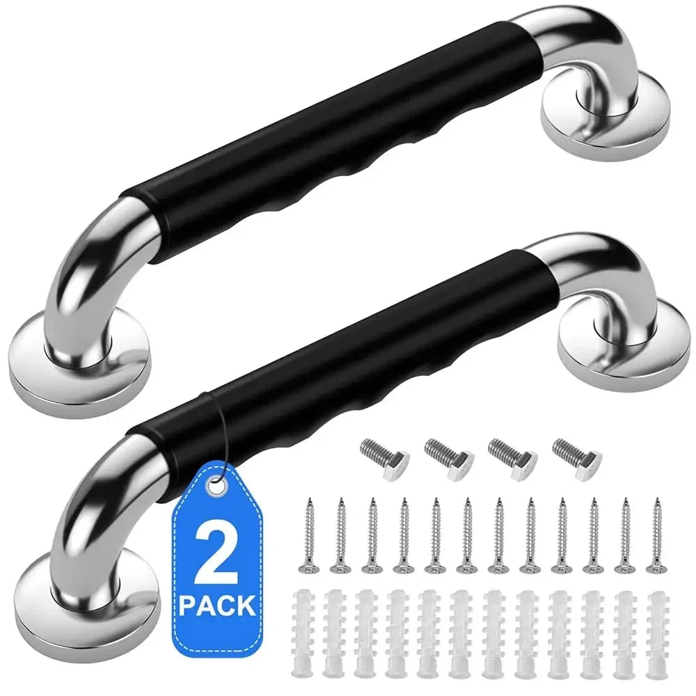 1PC Grab Bar for Bathtubs and Showers 304 Stainless Steel Silicone Anti Slip Bathroom Safety Handle for Elderly Senior Oasis Select