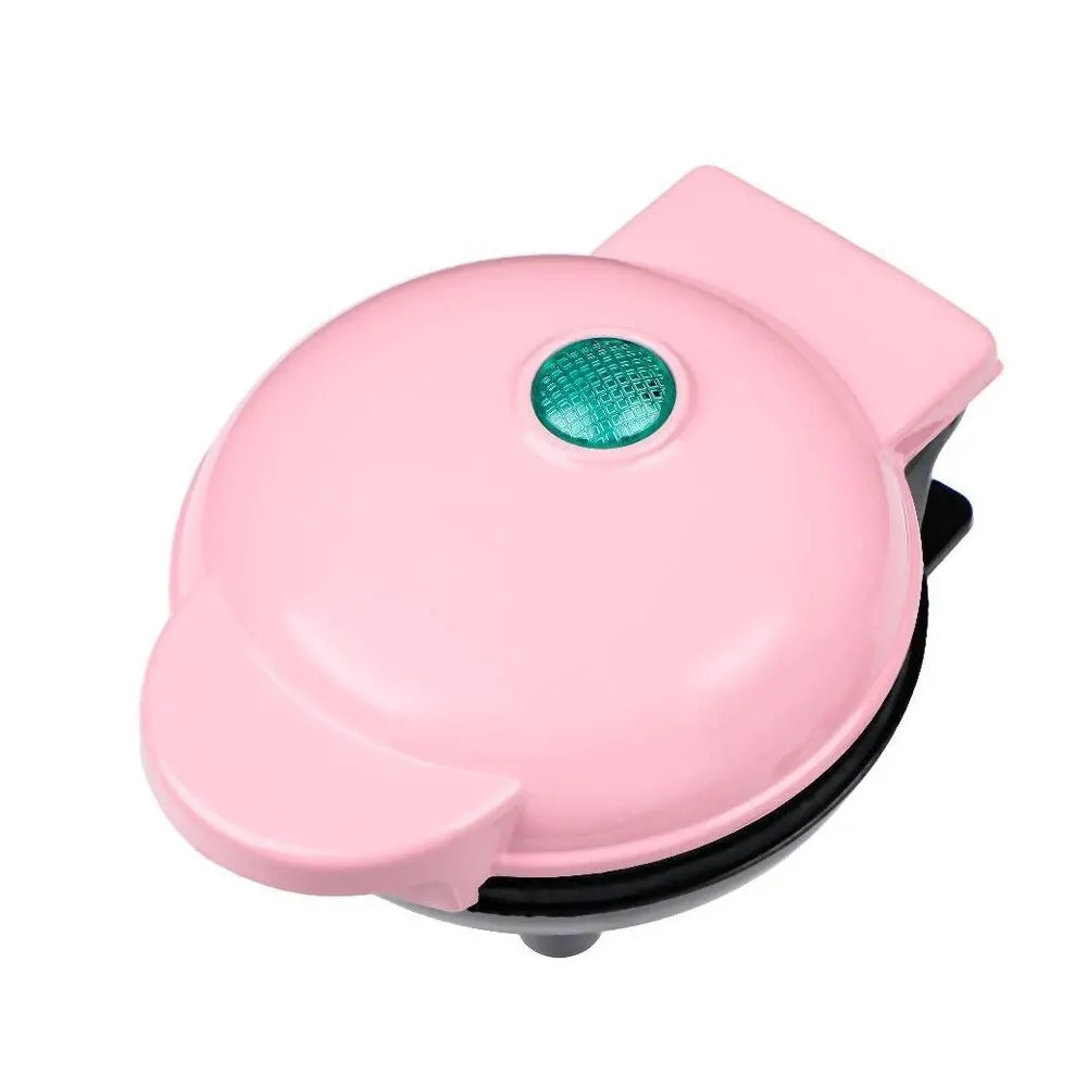 350W Mini Waffle Maker Electric Breakfast Maker Non Stick Pancake Bubble Egg Cake Oven Pan Eggette Machine Oasis Select Pink US