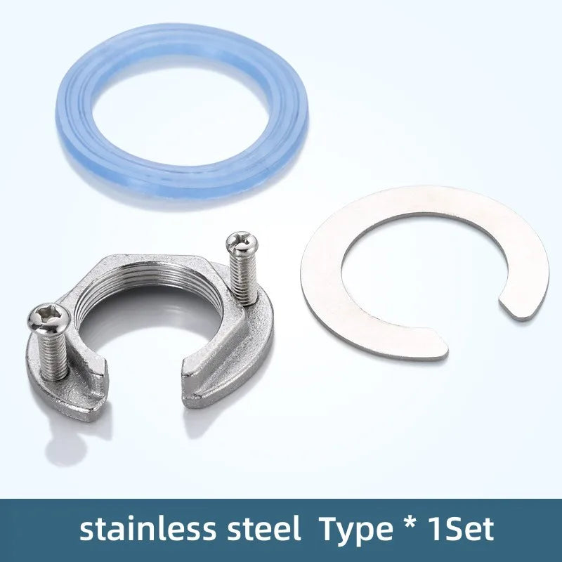 C Type Tap Faucet Anti-loosing Nut Cap Kitchen Fixing Fitting Kit Home Wash Basin Tool Fastening Circlip Washer Fixture Parts Oasis Select stainless steel
