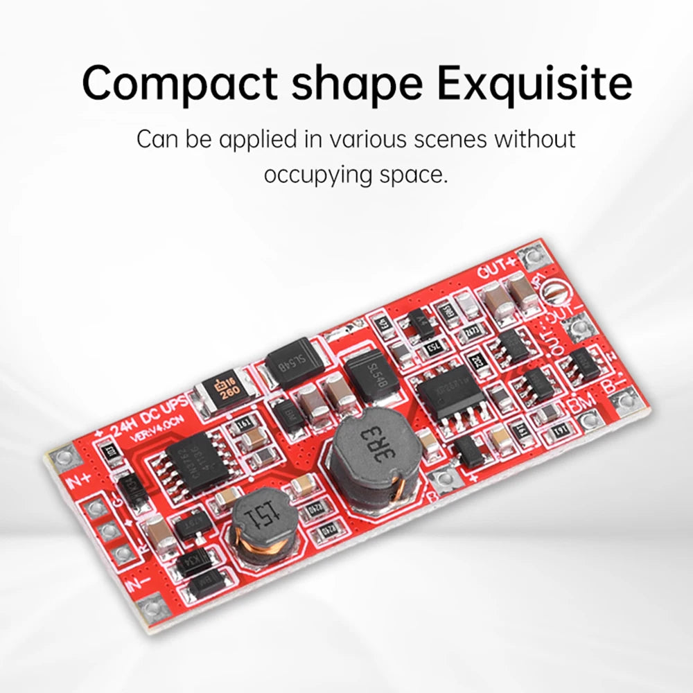 DC 12V/15V 24W 1A UPS Power Supply Module Uninterruptible Power Control Board 2S V4.0CN Charging Step Up Protection Module Oasis Select