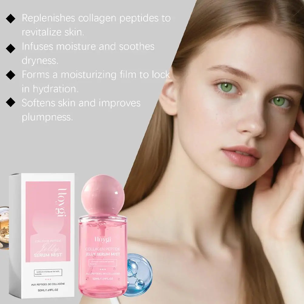 Collagen Peptide Face Serum Mist – Hydrating Firming Spray Face Serum Mist Oasis Select