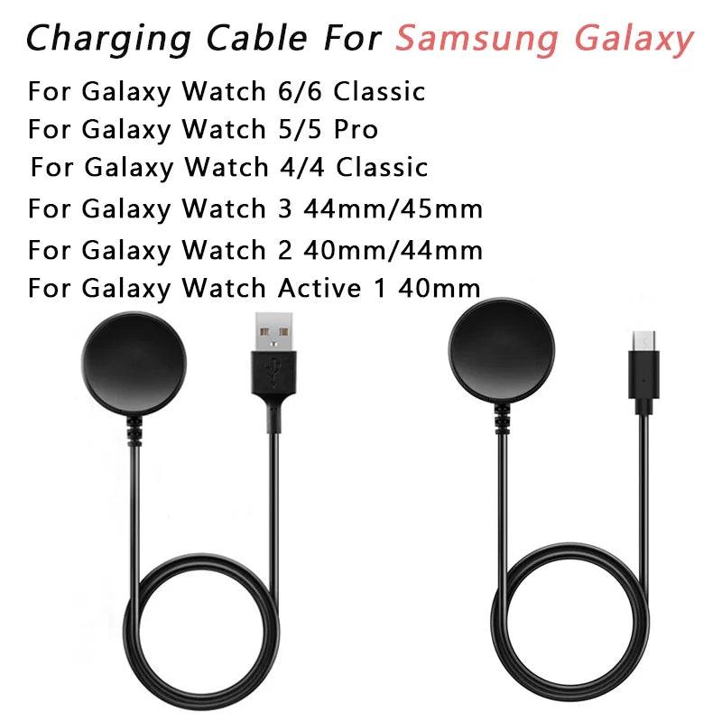 Samsung Galaxy Watch 7/6/5/4 USB Replacement Charger Smartwatch Charger Oasis Select