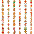 54pcs Christmas Gingerbread Temporary Tattoo Stickers