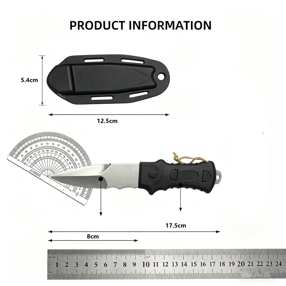 Stainless Steel Diving Knife | Spearfishing & Rope Cutter Diving Knife Oasis Select
