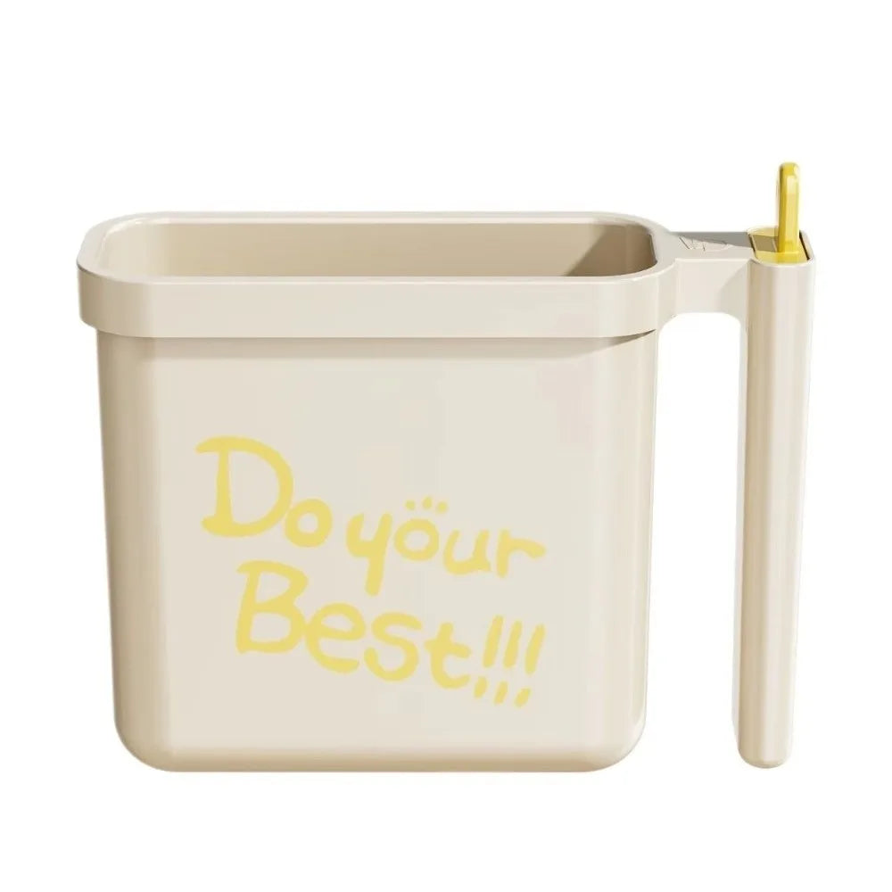Portable Lazy No Wash Instant Noodle Bowl Multifunctional High-temperature Resistant Instant Noodle Container with Fork Oasis Select Beige