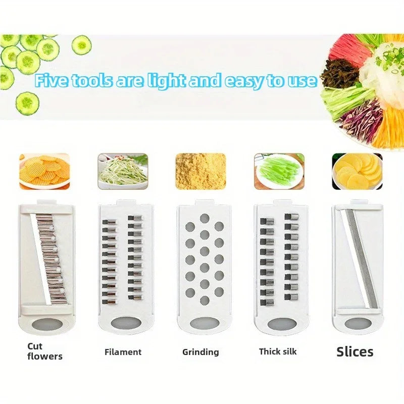 Mandoline Slicer for Kitchen 7-in-1 Mandoline Food Slicer,Potato/Cheese/Vegetable/Carrot/Cucumber Grater Oasis Select