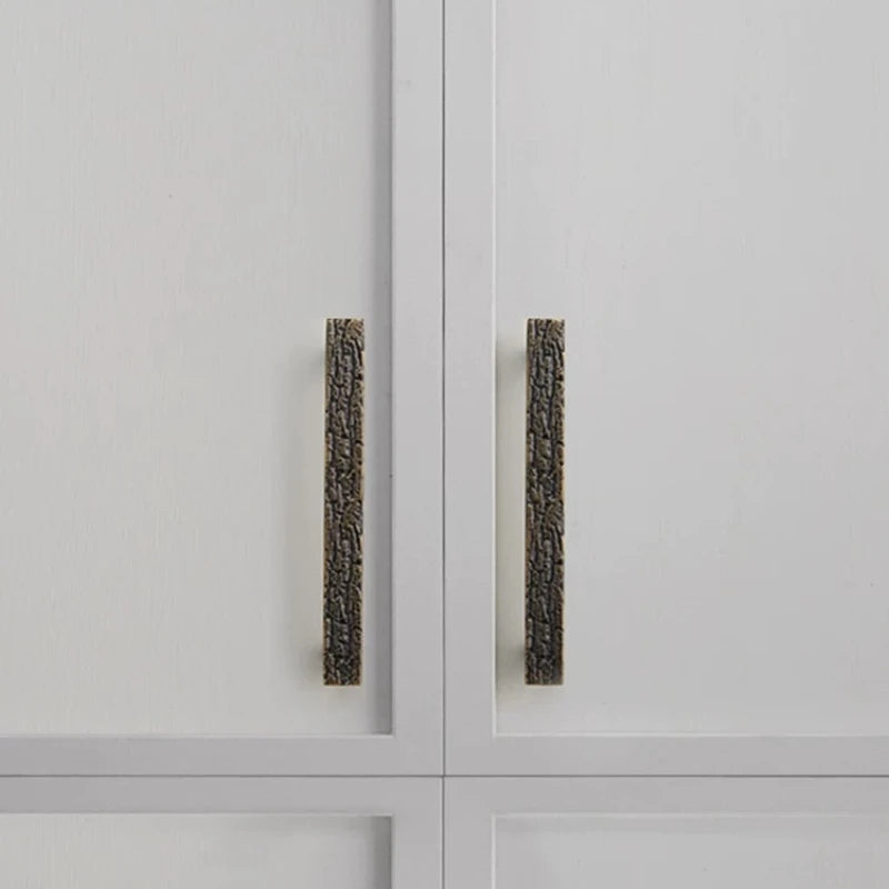 Brass Furniture Cabinet Door Handle Coffee Gold Antique Style Wardrobe Cabinet Drawer French Retro New Chinese Small Handle Oasis Select