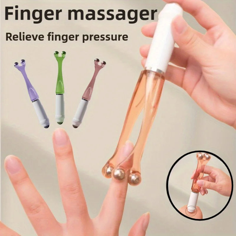 Handheld Finger Joint Acupoint Massager Rollers Hand Acupuncture Points Massagei Relaxation Blood Circulation Massage Tool SB4 Oasis Select