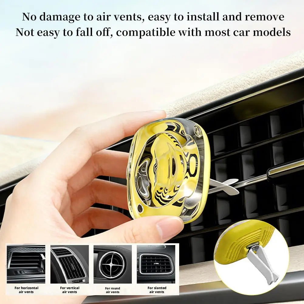 Car Air Freshener Vent Clip Aromatherapy Cube Diffuser