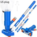 Brush Portable Pool Vacuum Handheld Vacuum Telescopic Pole Pool Vacuum Cleaner Useful Durable Swimming Pool Jet Cleaner Ponds Oasis Select US plug One Size
