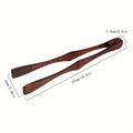 Wooden Tongs High-Temperature Resistant Tea Bag Clips Steak Fruit Bread Cooking Tool Handling BBQ Toaster Bacon Sugar Ice Tong Oasis Select 1pc