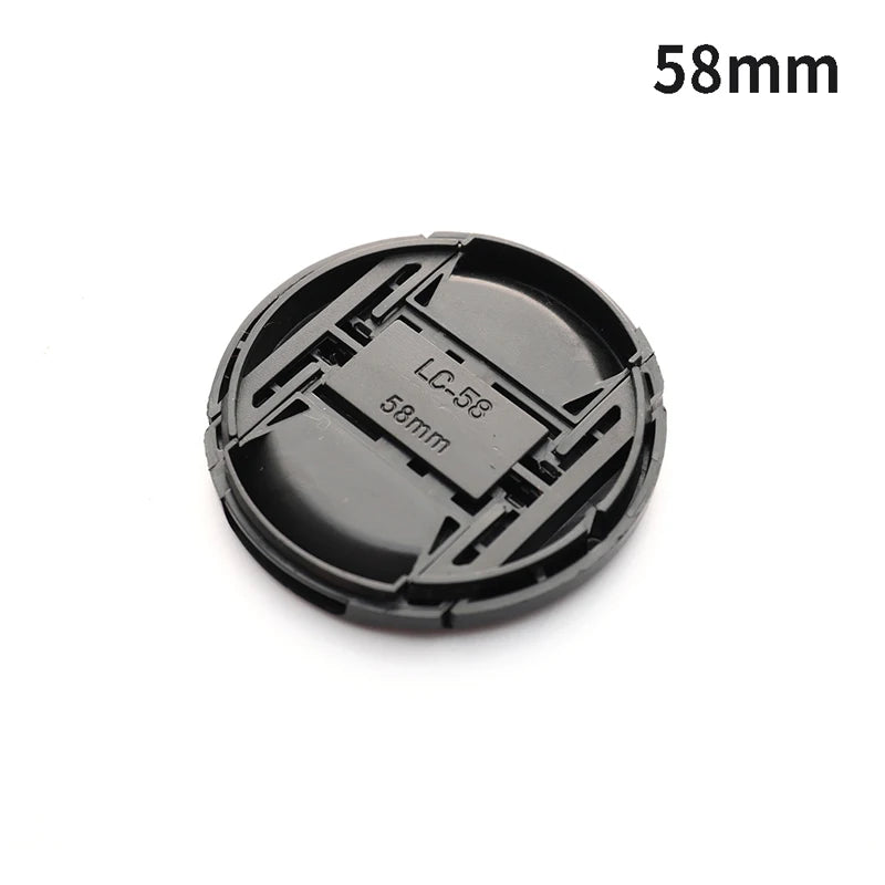 1PC Camera Lens Cap High-quality 40.5mm 49mm 52mm 55mm 58mm 62mm 67mm 72mm 77mm 82mm Snap on Front Lens Cap for Camera Oasis Select E