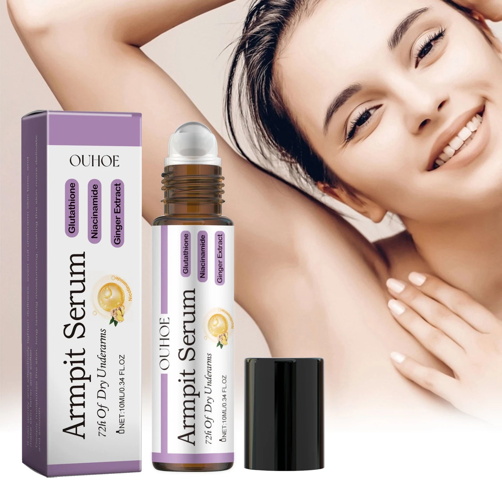 OUHOE Underarm Whitening Serum Delights Dullness of the Armpit Joint Skin Moisturizes Moisturizes and Brightens Skin Tone Oasis Select