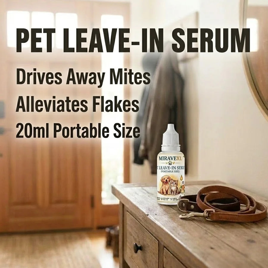 20ML Dog Cat Waterless Cleansing Serum Pet Leave-in Essence Deodorant Dry Shampoo Coat Grooming Conditioner Bath Supplies Oasis Select