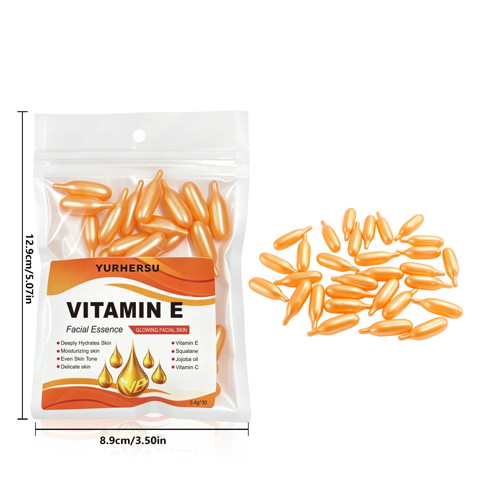 Vitamin E Essence Capsules – Deep Moisturizing Facial Serum Facial Essence Serum Oasis Select