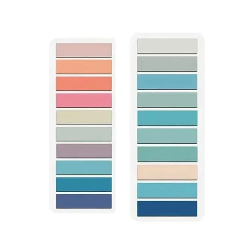 1/2Pcs 200 Sheets Colorful Sticky Notes Memo Pad Self Adhesive Label Note Bookmarks Notepad School Office Stationery Supplies Oasis Select Mix-2pcs 2