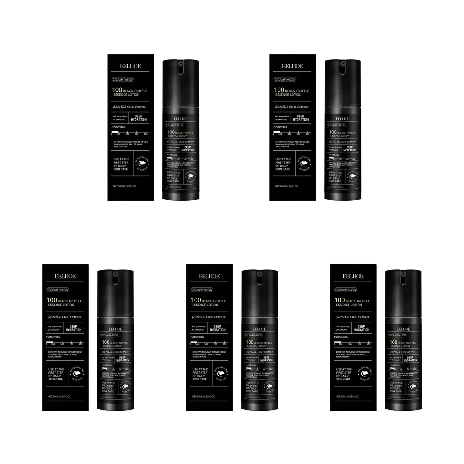 Black Truffle Essence Lotion Firming Smooth Fade Fine Line Shrink Pores Improve Elasticity Brightening Tightening Face Cream Oasis Select 5Pcs
