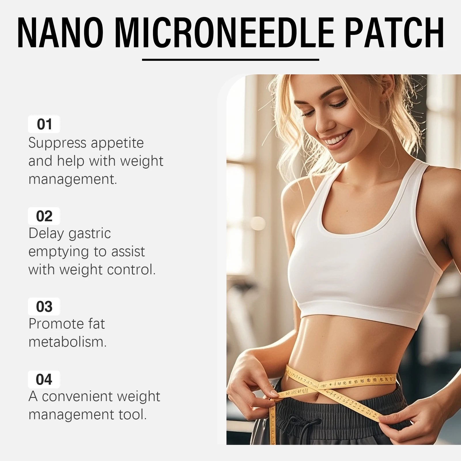 Berberine AMPK 10-in-1 Care Support Nano Microneedle Patch Show Graceful Lines And Protect The Skin All Over The Body Oasis Select