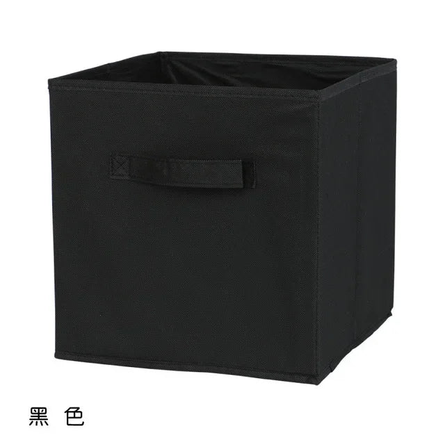 Non Woven Fabric Storage Box Home Supplies Clothing Underwear Storage Box,Kid Toy Storage Organizer Cabinet Drawer Organization Oasis Select black