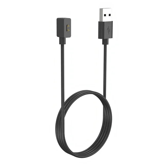 USB Magnetic Charger for Redmi Watch 4/3 & Xiaomi Mi Band 8 Magnetic Charging Cable Oasis Select black
