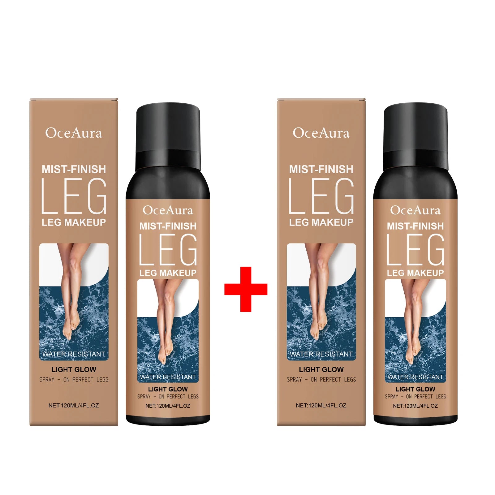 Bronze Leg Makeup Liquid Concealer Even Skin Tone Lasting Moisturizing Body Foundation Cover Tattoo Blemish Fake Tanning Spray Oasis Select 2pcs