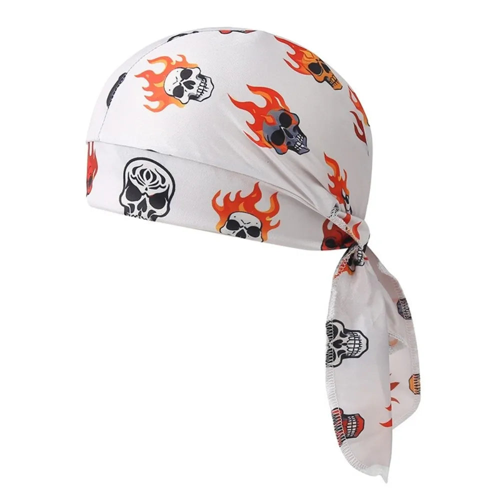 Fashion Accessory Breathable Hijab Caps Quick Dry Elastic Pirate Hat UV Protection Comfortable Bandana Headscarf Sports Oasis Select Style 4
