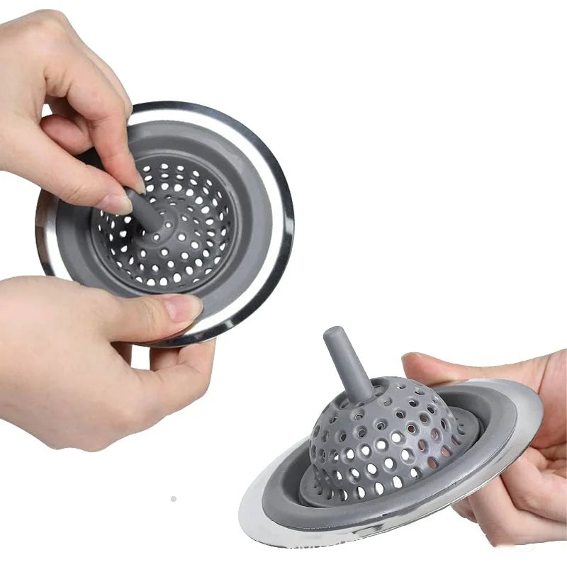Kitchen Silicone Sink filter Sewer Anti-Clogging food Waste Strainer Hair Catcher Water Stop Stopper for Bathroom Accessories Oasis Select