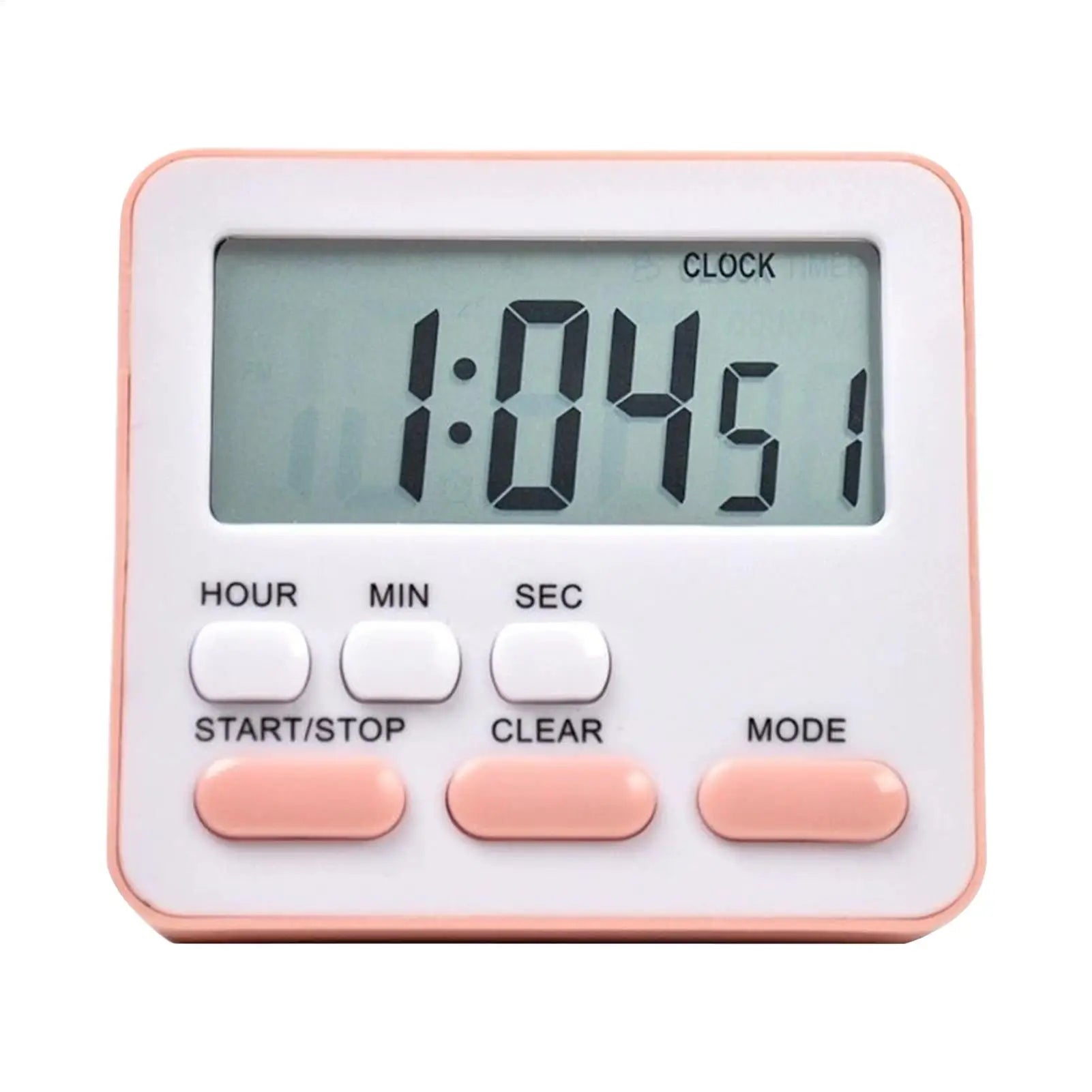 Silent Timer Small Digital Clocks Student Bedroom Study Timer Alarm for Kids Adults Boys Girls Classroom Grilling Baking Meeting Oasis Select
