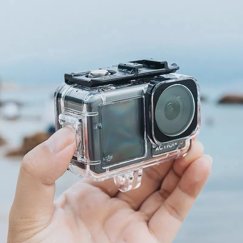 DJI OSMO Action 5 Pro/4/3 Waterproof Housing Case 40M + Filters