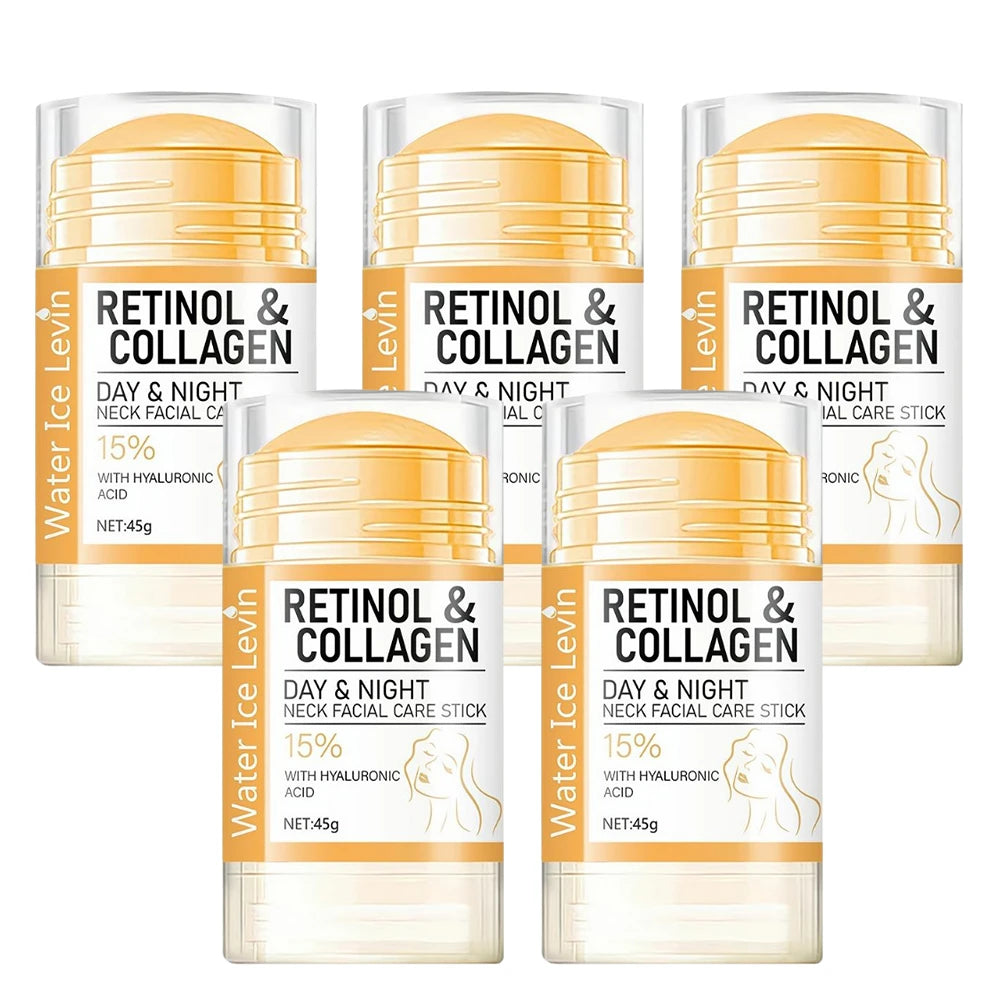 Retinol Lifting Firming Cream Stick Collagen Day&Night Neck Cream Moisturizing Anti-wrinkles Firming Neck Facial Daily Skincare Oasis Select