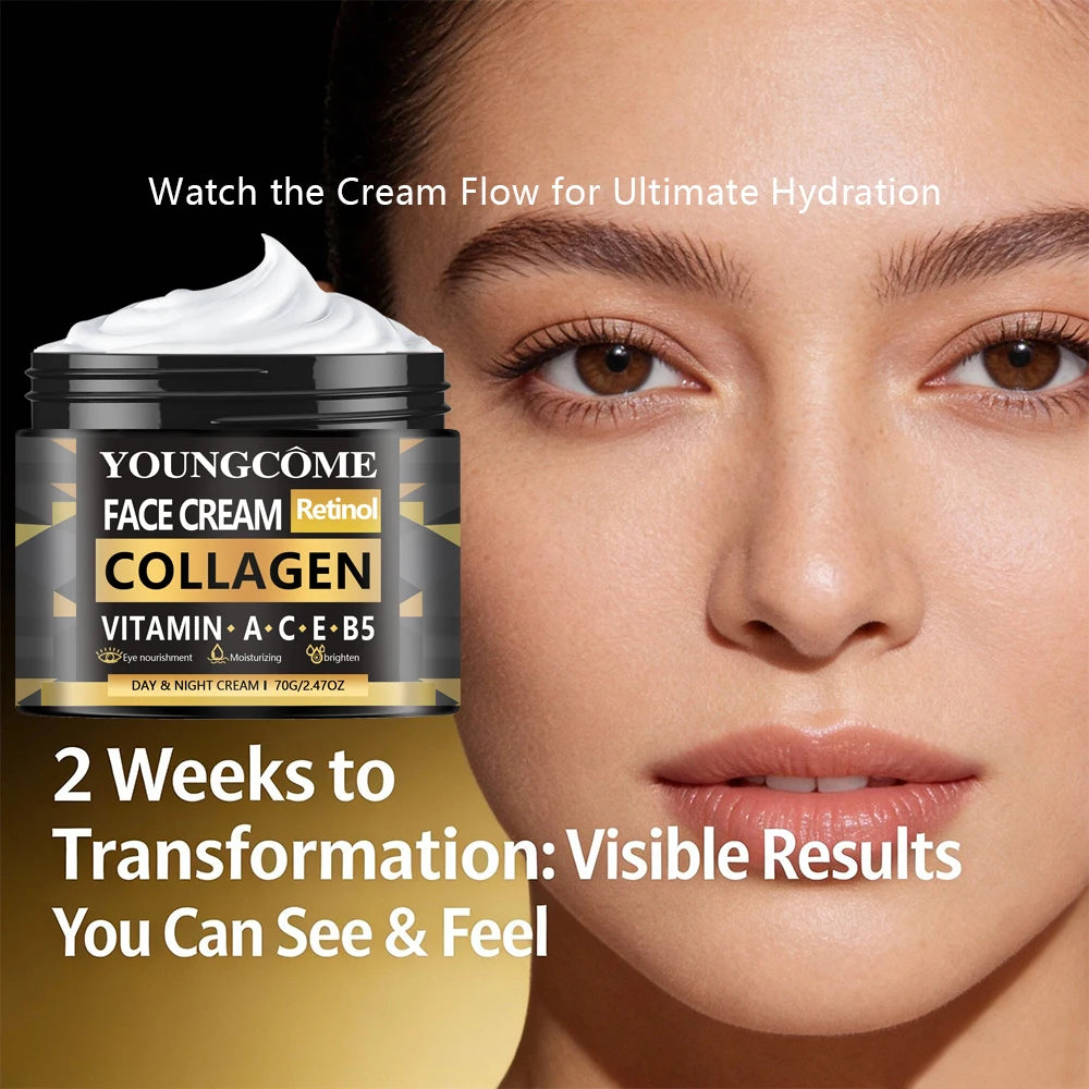 Retinol & Collagen Face Cream – Firming & Hydrating Moisturizer