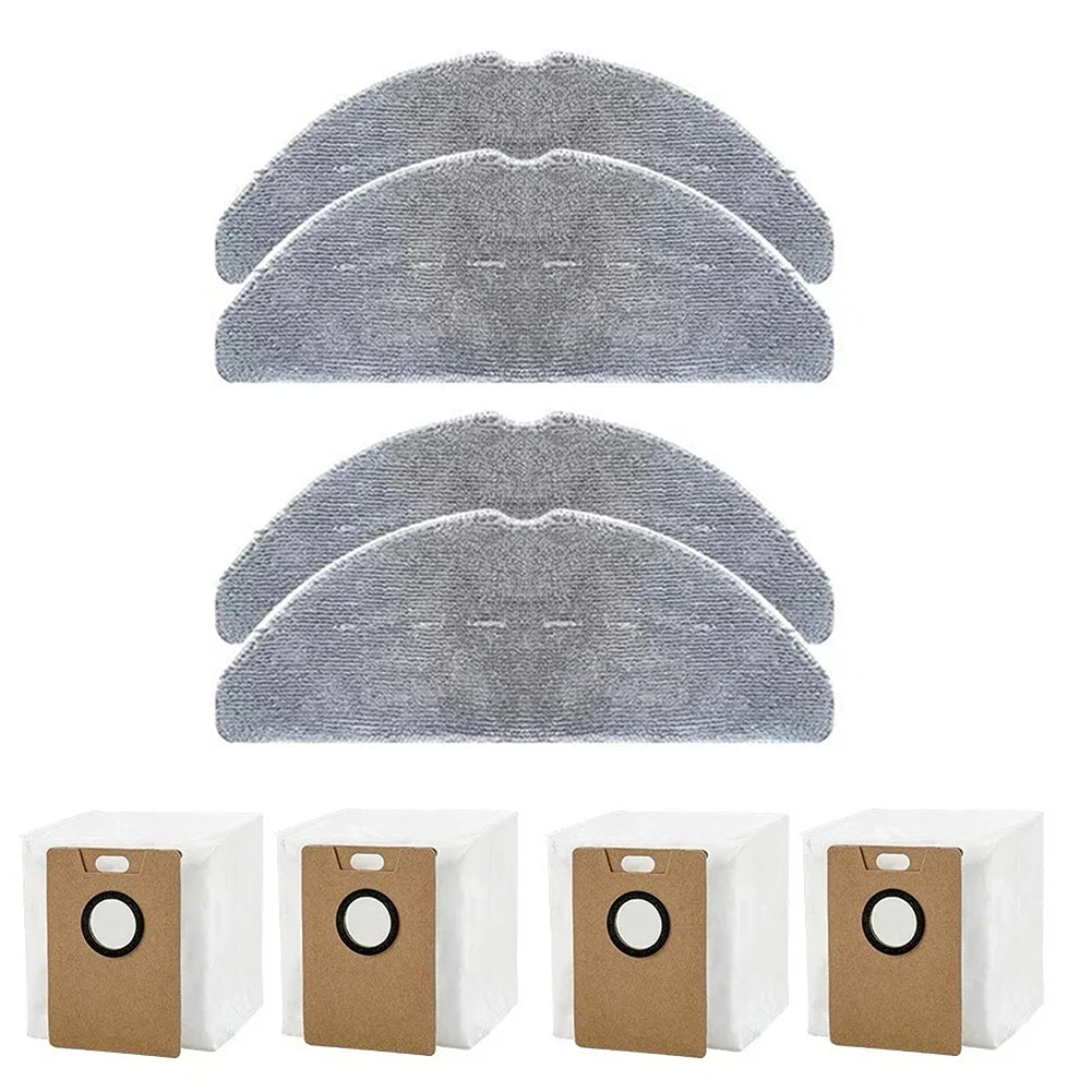 8Pcs Dust Bag And Mop Cloth Kit Replacement Parts For Lubluelu B40 B40 Plus Robot Vacuum Cleaner Accessories Oasis Select