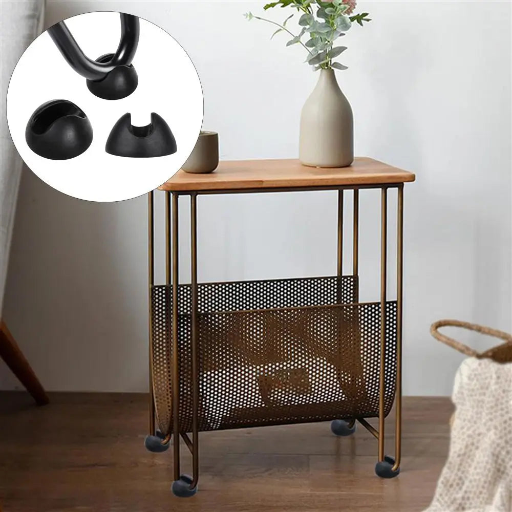 4Pcs/Set Chair Leg Caps Table Pads Furniture Feet Covers Table Chair Foot Covers Hairpin Floor Protector Protective Tip Pad Oasis Select