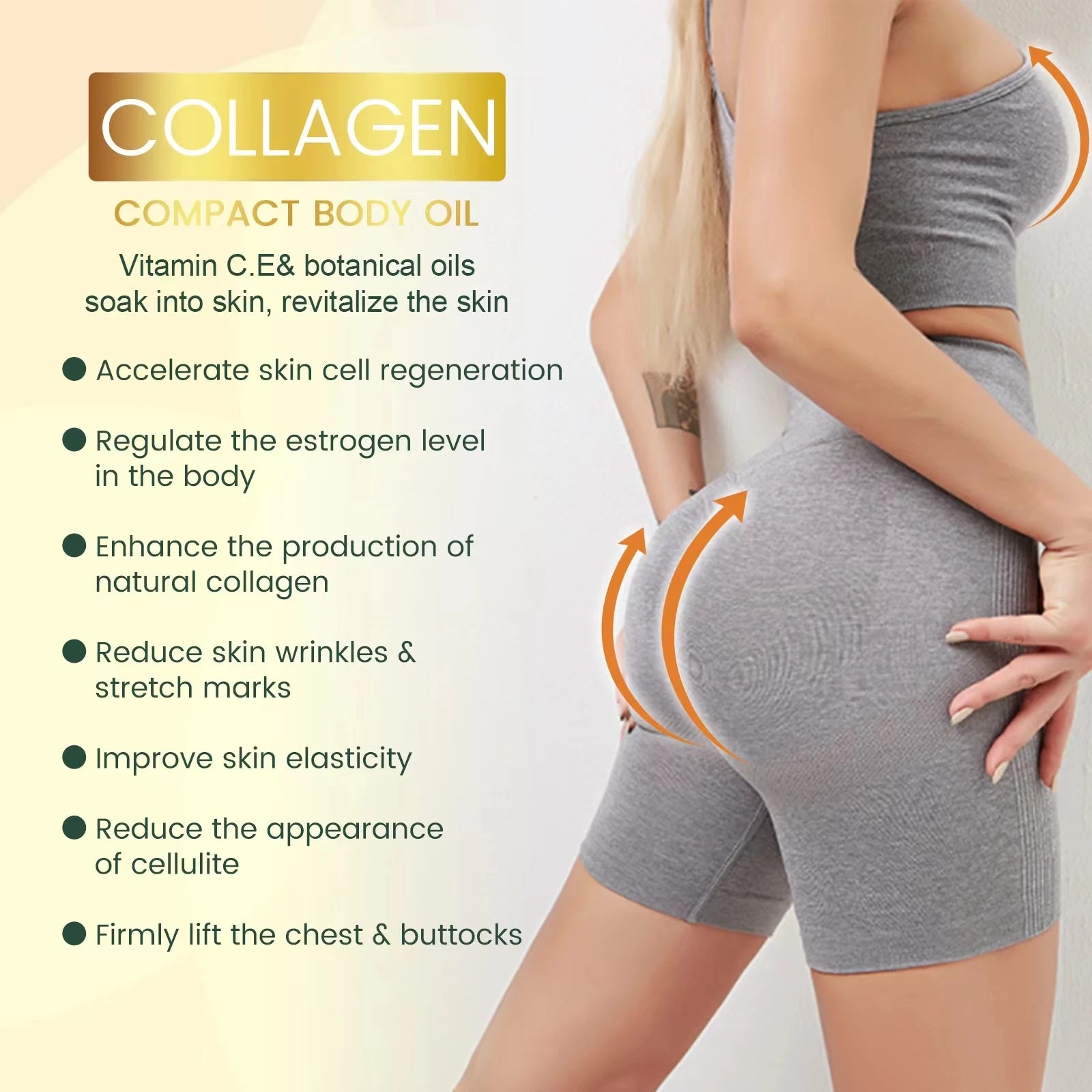 Moisturizing collagen compact body oil Oasis Select