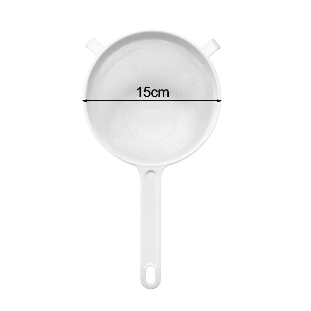 Kitchen Nut Milk Filter Handheld Plastic Sieve Tea Strainer Flour Sifter Filter Coffee Filter Colanders Kitchen Tools Oasis Select