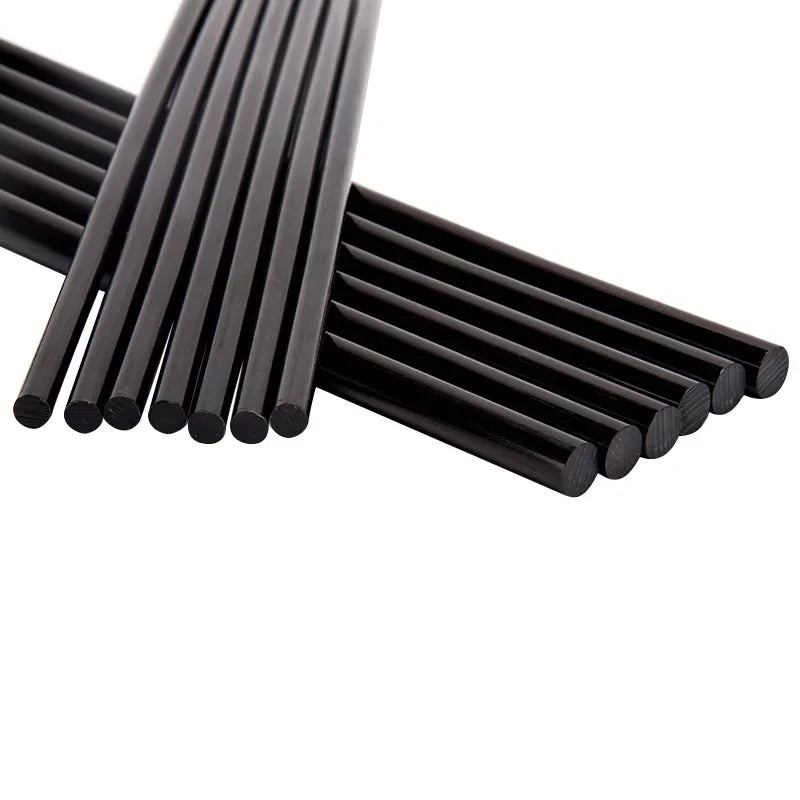 10pcs Car Glue Sticks Car Body Dent Repair Glue Sticks Black High Viscosity Hot Melt Glue Strong Adhesion Stick Car Repair Tool Oasis Select Black 7X190MM 10pcs
