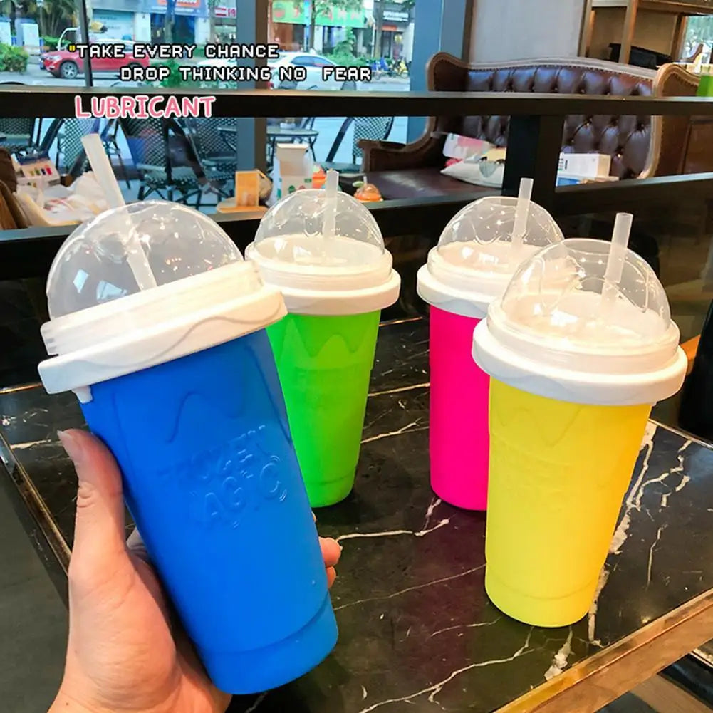Quick-Frozen Slushy Maker Cup Large Capacity Slushy Cup For Homemade Smoothies Juice Ice Cream Summer Squeeze Beker Kitchen Tool Oasis Select