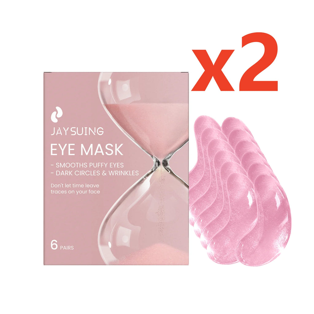 Hyaluronic Acid Eye Patches – Dark Circles & Puffiness, 6 Pairs Eye Treatment Patches Oasis Select 12 pairs Boxed