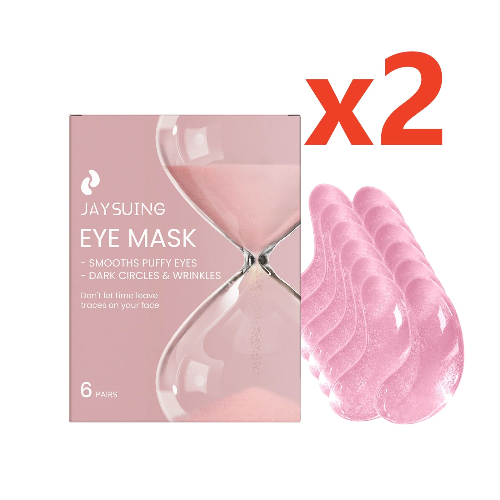 Hyaluronic Acid Eye Patches – Dark Circles & Puffiness, 6 Pairs Eye Treatment Patches Oasis Select 12 pairs Boxed