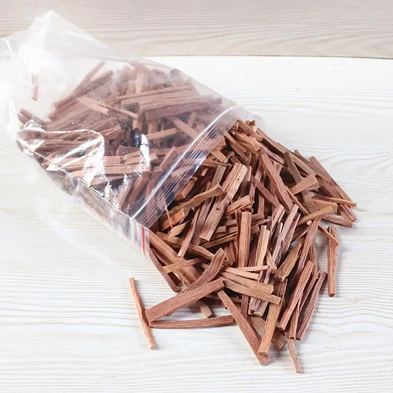 100g /50g Natural Sandalwood Sticks Incense Natural Hand Split Wood Strips Purify Healing Meditation Stress Relief Aromatherapy Oasis Select