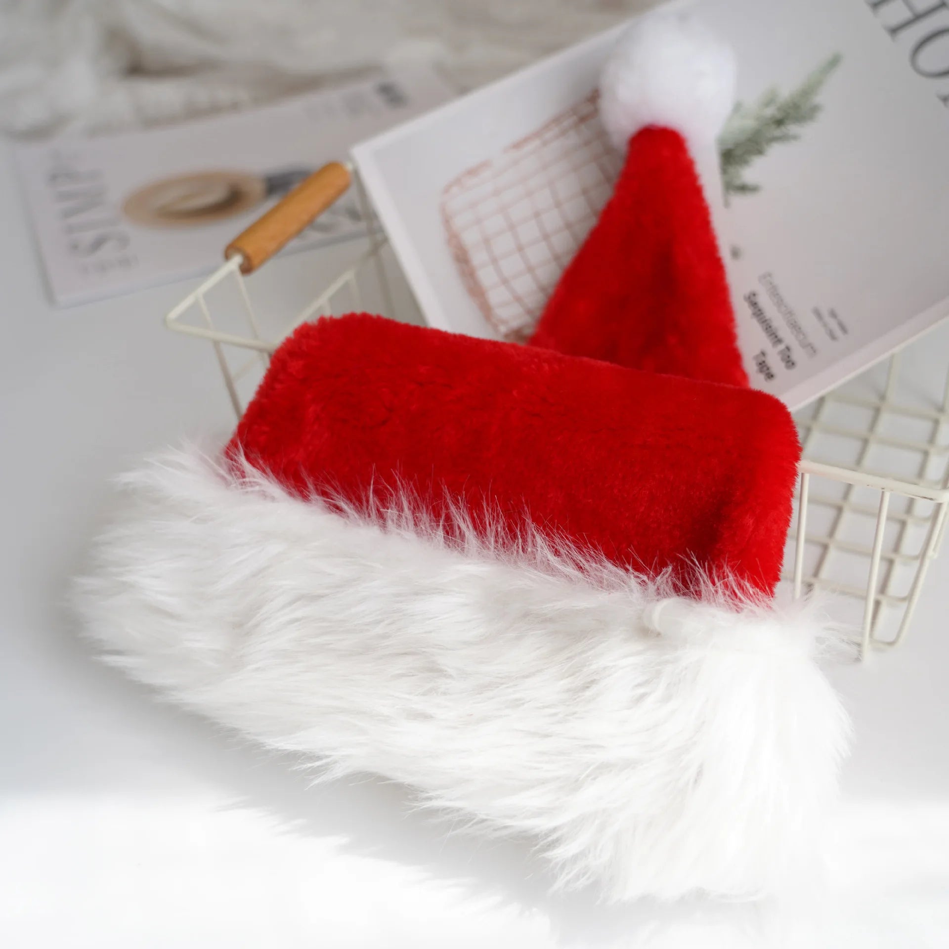Christmas Hats: Kids Short/Long Fleece Hats, Adult Styles New Non-Woven Festival Party Decor Oasis Select