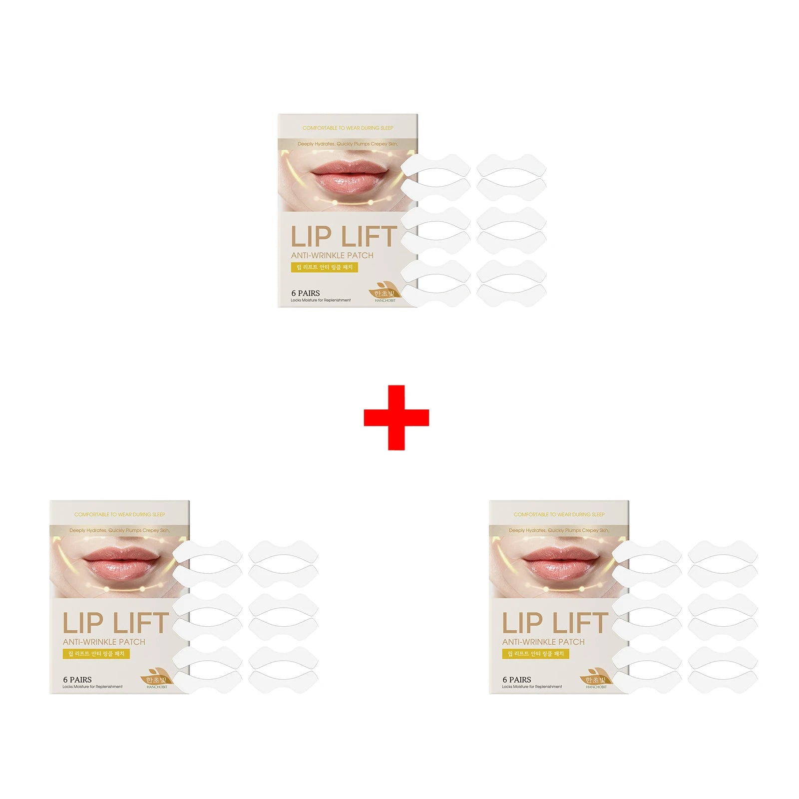 Hanchobit Lip Smoothing Patches – Hydrating Anti-Wrinkle Care