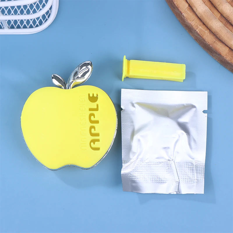 1-Piece Apple-Inspired Car Scent Freshener - Boasting a Unique Ventilation Clip Design Oasis Select Yellow