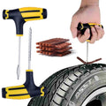 Car Tire Repair Tools Kit with Rubber Strips Tubeless Tyre Puncture Studding Plug Set for Truck Motorcycle Car Accessories Oasis Select Default Title