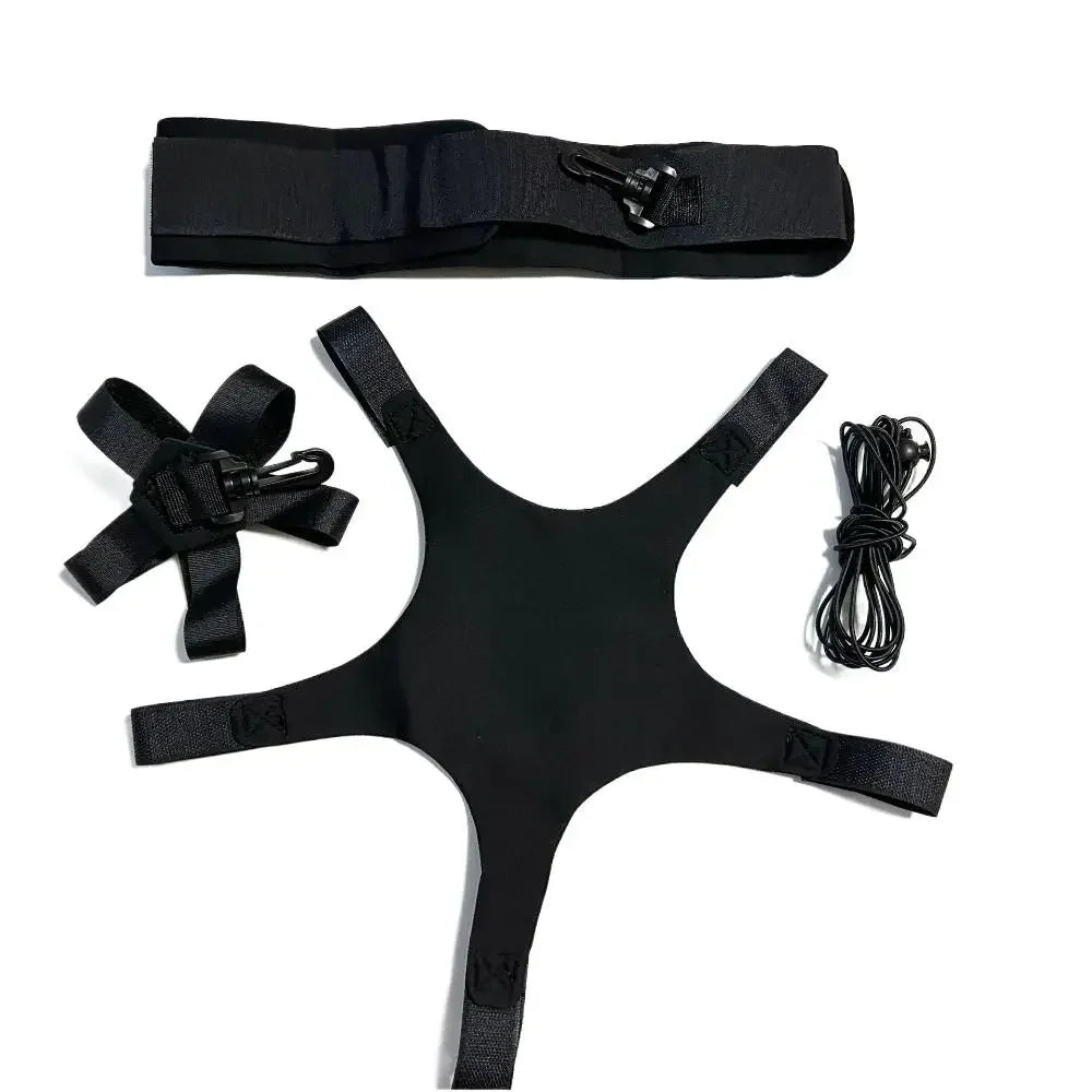Elastic Belt Soccer Ball Juggle Bags Kicking Durable Football Training Equipment Portable Adjustable Soccer Trainer Belt Oasis Select Style B