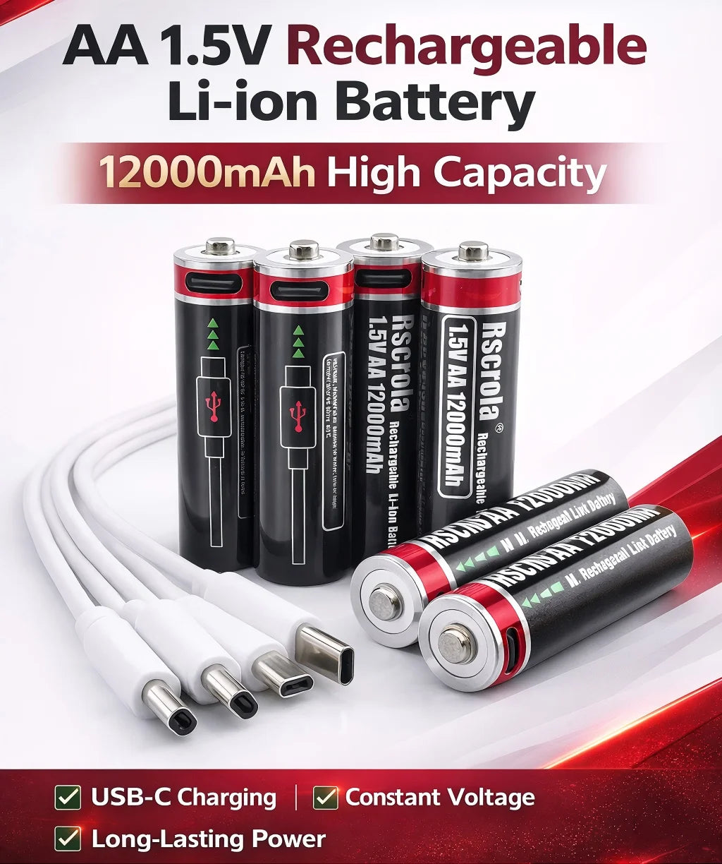 1.5V D Size /AA/AAA most popular USB Rechargeable battery series for Flashlights,Toys,Controllers,Clocks,Remote Controls Etc Oasis Select